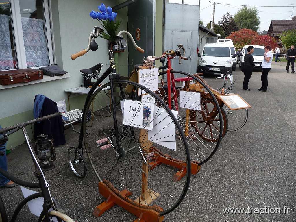 2014_Rustenhart (28).JPG - 34ème Randonnée Internationale des Vendanges organisée par le CVAAM, de la draisienne aux vélos